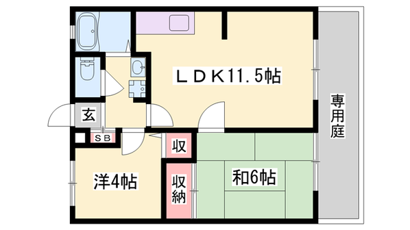 パストラルの物件間取画像